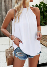 Cargar imagen en el visor de la galería, Tie Halter Solid Top
