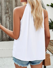 Cargar imagen en el visor de la galería, Tie Halter Solid Top